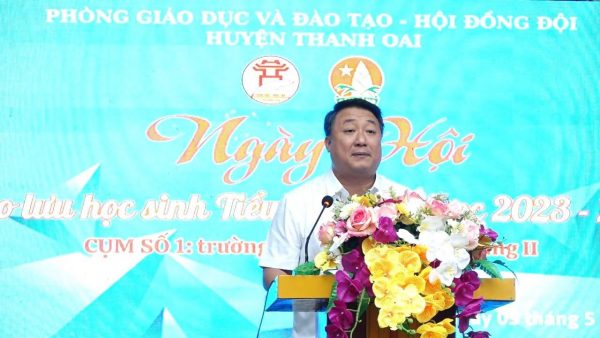 Phó bí thư TT Huyện ủy, Chủ tịch HĐND huyện Nguyễn Khánh Bình phát biểu chỉ đạo